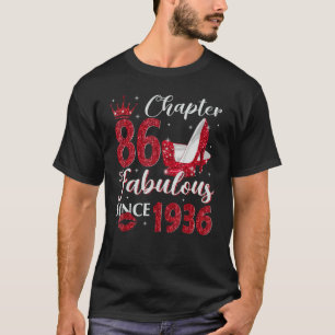 Camiseta Capítulo 86 Fabuloso Desde 1936 86º Aniversário Pa