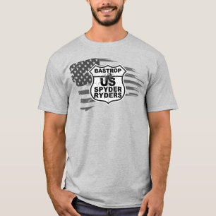 Camiseta Capítulo Bastrop - Bandeira Tatificada bw