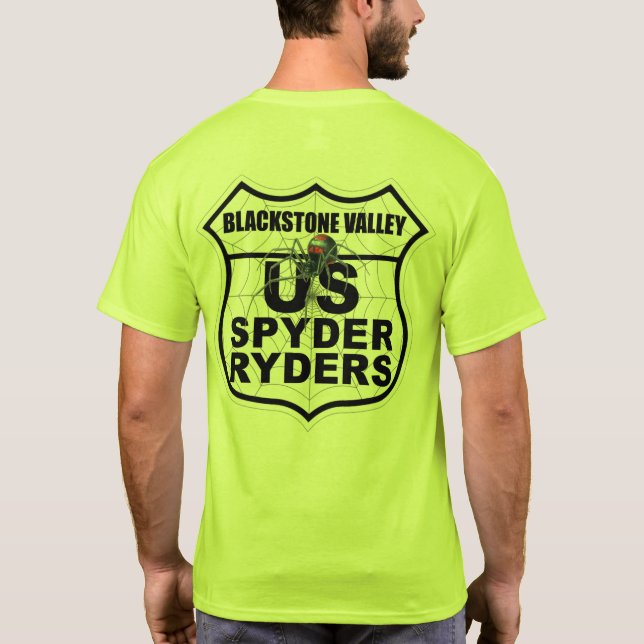 Camiseta Capítulo Blackstone Valley - Logotipo 2 Lados Tran (Verso)