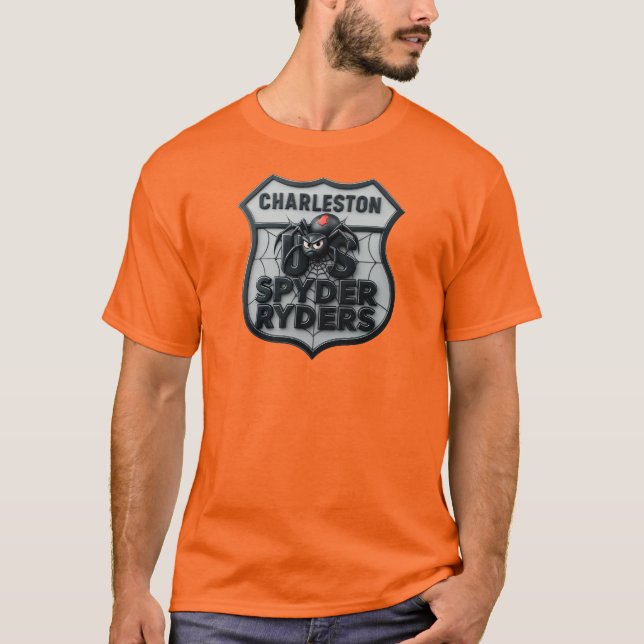 Camiseta Capítulo Charleston SC - Logotipo 3D Frente (Frente)
