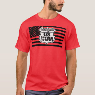 Camiseta Capítulo Charlotte Metro - Bandeira Preta e Logoti