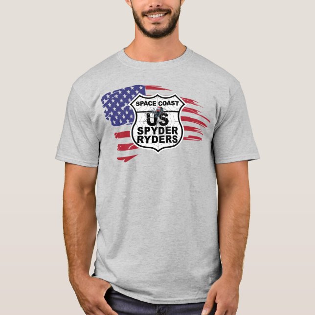 Camiseta Capítulo da Costa Espacial - Bandeira Desgastada (Frente)