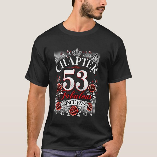 Camiseta Capítulo das Mulheres 53 Fabuloso Desde 1972 53º A (Frente)