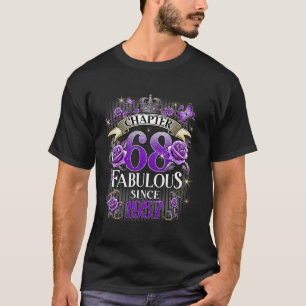 Camiseta Capítulo das Mulheres 68 Fabuloso Desde 1957 68º A
