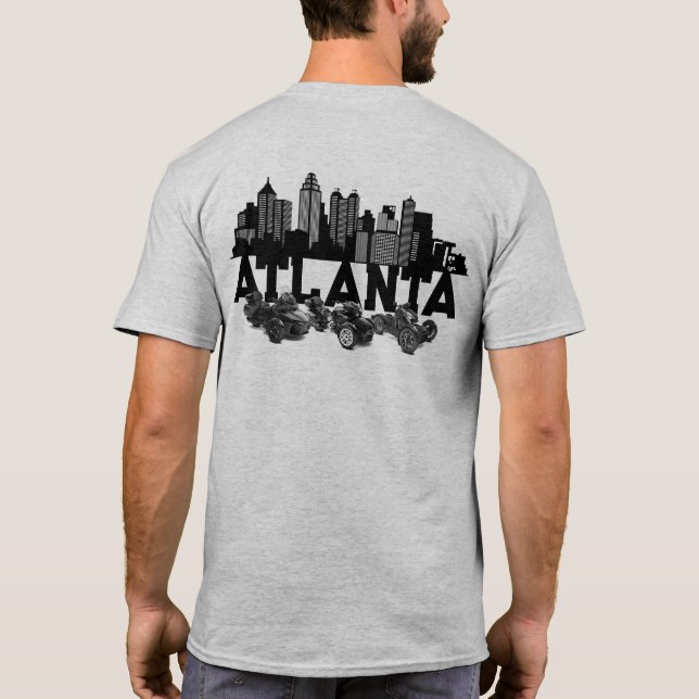 Camiseta Capítulo de Atlanta - Paisagem de Atlanta (Verso)
