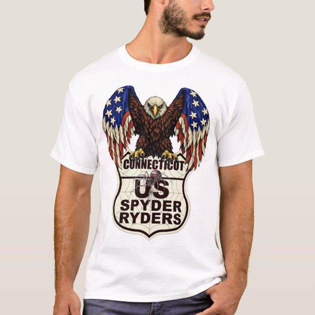 Camiseta Capítulo de Connecticut - Logotipo da Águia 1s (Frente)