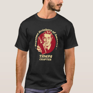 Camiseta Capítulo de Tampa Bebedores Diurnos Cerveja Humo