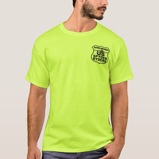 Camiseta Capítulo do Centro de Nova Jersey - Trans Bolsilho (Frente)