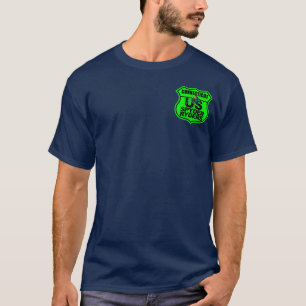 Camiseta Capítulo do Connecticut - Pocket Verde do Logotipo
