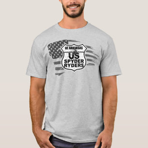 Camiseta Capítulo do NE Arkansas - Bandeira Desgastada pb