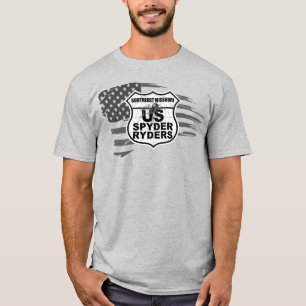 Camiseta Capítulo Do Sudeste Do Missouri - Bandeira Tattere