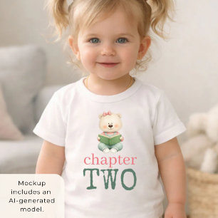 Camiseta Capítulo Dois Livro de Ursinho de Pelúcia Menina I