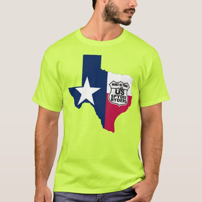 Camiseta Capítulo Heart Of Texas - RWB Estado (Frente)