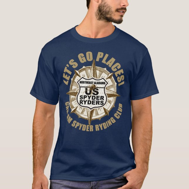 Camiseta Capítulo Nordeste do Alabama - Lugares de Vamos! (Frente)