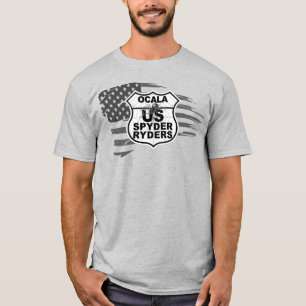 Camiseta Capítulo Ocala - Bandeira Desgastada pb