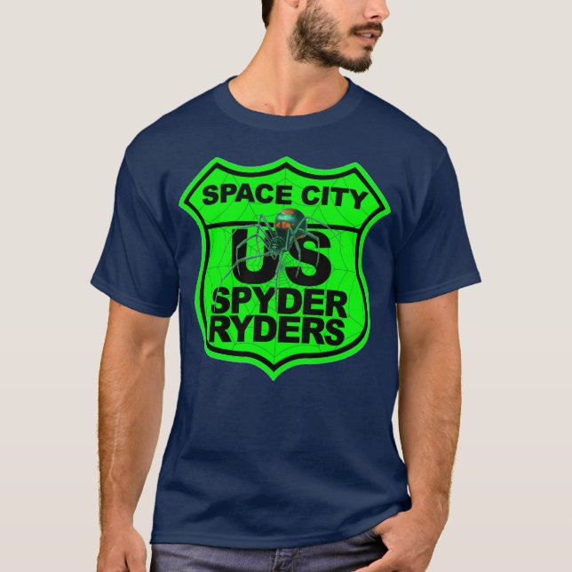 Camiseta Capítulo Space City - Logotipo Verde Segurança (Frente)