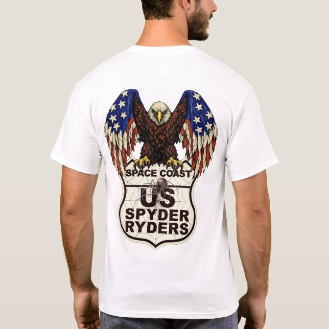 Camiseta Capítulo Space Coast - Águia Logo 2s (Verso)