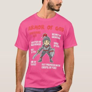 Camiseta Capítulos De bíblia Para Crianças Colocadas No Arm
