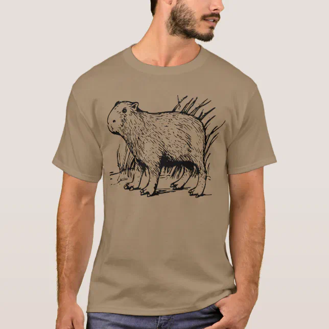 Camiseta Capivara Cinzenta - Capiverso