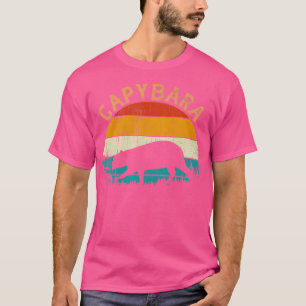 Camiseta Capivara Animal da Vida Selvagem Pinheiro
