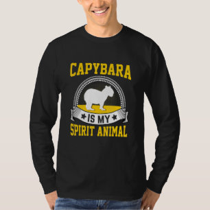 Camiseta Capivara Capivara Retro é o meu Espírito Animal