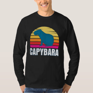 Camiseta Capivara Capivara Roedor Animal de Estimação Por