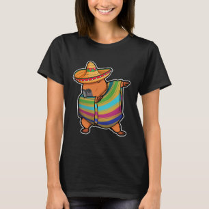 Camiseta Capivara Cinco De Maio Capivara Dab Mexicano