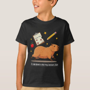 Camiseta Capivara Comeu Meu Plano De Aula Professor Aluno V