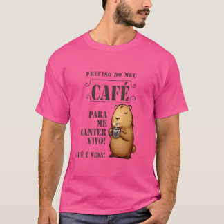 Camiseta Capivara da família caf
