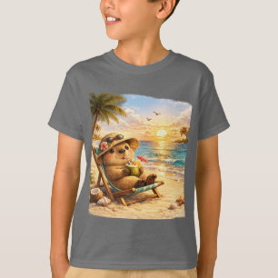 Camiseta Capivara da Praia de Coco Desi Tropical de Verão