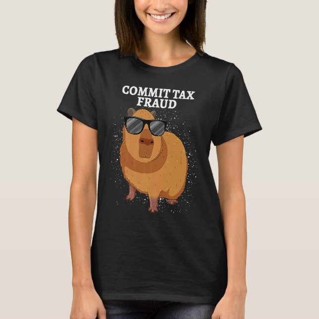 Camiseta Capivara de Sonegação Fiscal (Frente)