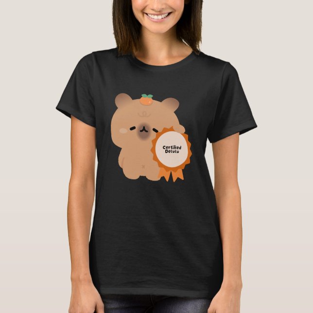 Camiseta Capivara Delulu Certificada (Frente)