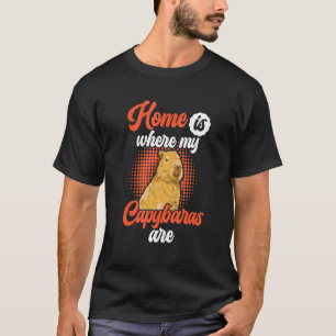 Camiseta Capivara é meu roedor sul-americano de estimação C