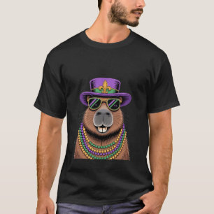 Camiseta Capivara em Contas & Chapéu – Arte da Celebração d