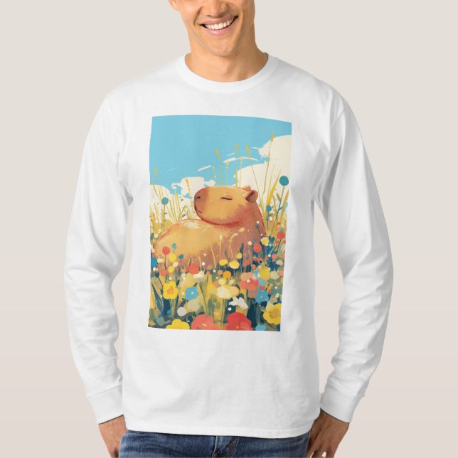 Camiseta Capivara em um Campo dos Sonhos (Frente)