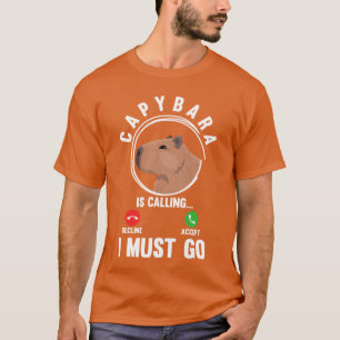 Camiseta Capivara Engraçada Amor Por Animais Humorísticos r