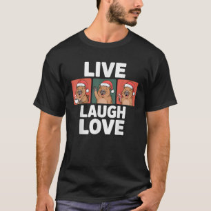Camiseta Capivara Engraçada Viva Ria Ame Capivara Fofa Chri