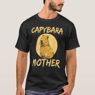Camiseta Capivara Mãe Roedor Animal Capivaras Mamãe Mamãe