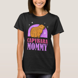 Camiseta Capivara Mamãe Animal Capivaras Roedor Mãe Mãe