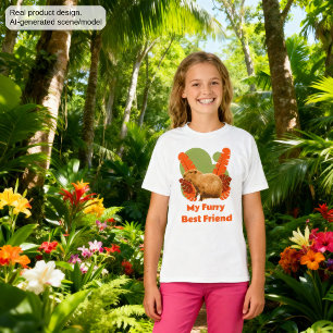 Camiseta Capivara Meu Melhor Amigo Peludo