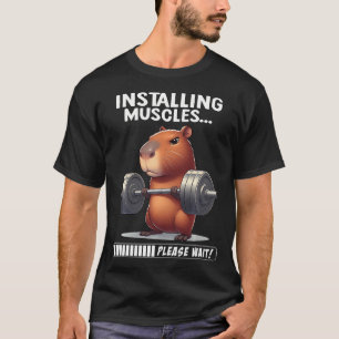 Camiseta Capivara Musculação Fitness Capivara Peso