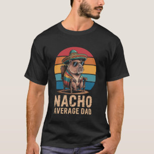 Camiseta Capivara Nacho Average Dad Cinco de Mayo Engraçado