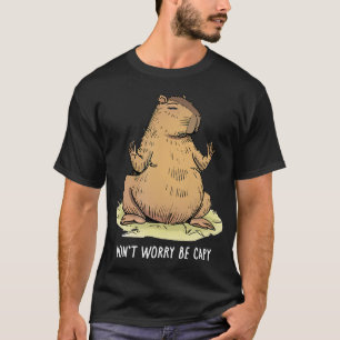 Camiseta Capivara Não se Preocupe Seja Capy Divertido Relax