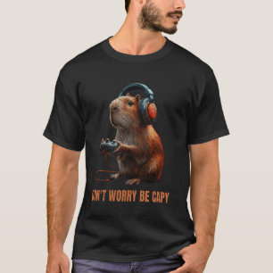 Camiseta Capivara Não Se Preocupe Seja Capy Jogo De Video E