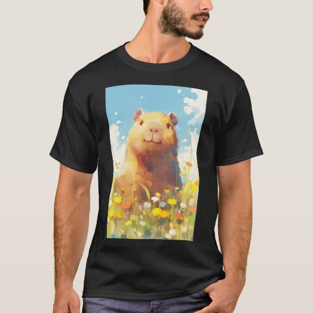 Camiseta Capivara no Prado (Frente)