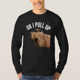 Camiseta Capivara OK Eu Chego Lá Roedor Animal Respeito Pia