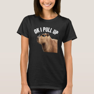 Camiseta Capivara OK Eu Chego Lá Roedor Animal Respeito Pia