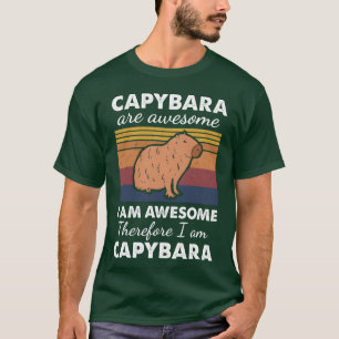 Camiseta Capivara São Amigos Animais Incríveis Fofos E Ador