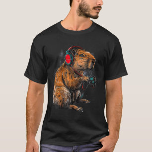 Camiseta Capivara Vídeos Engraçados Jogos Capivara