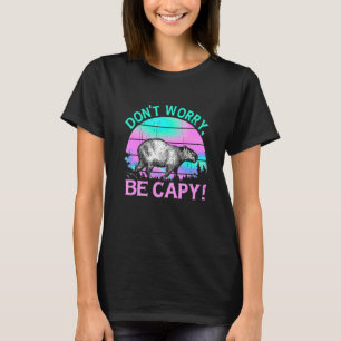 Camiseta Capivara Vintage Estilo Retrô Incrível Não se Preo